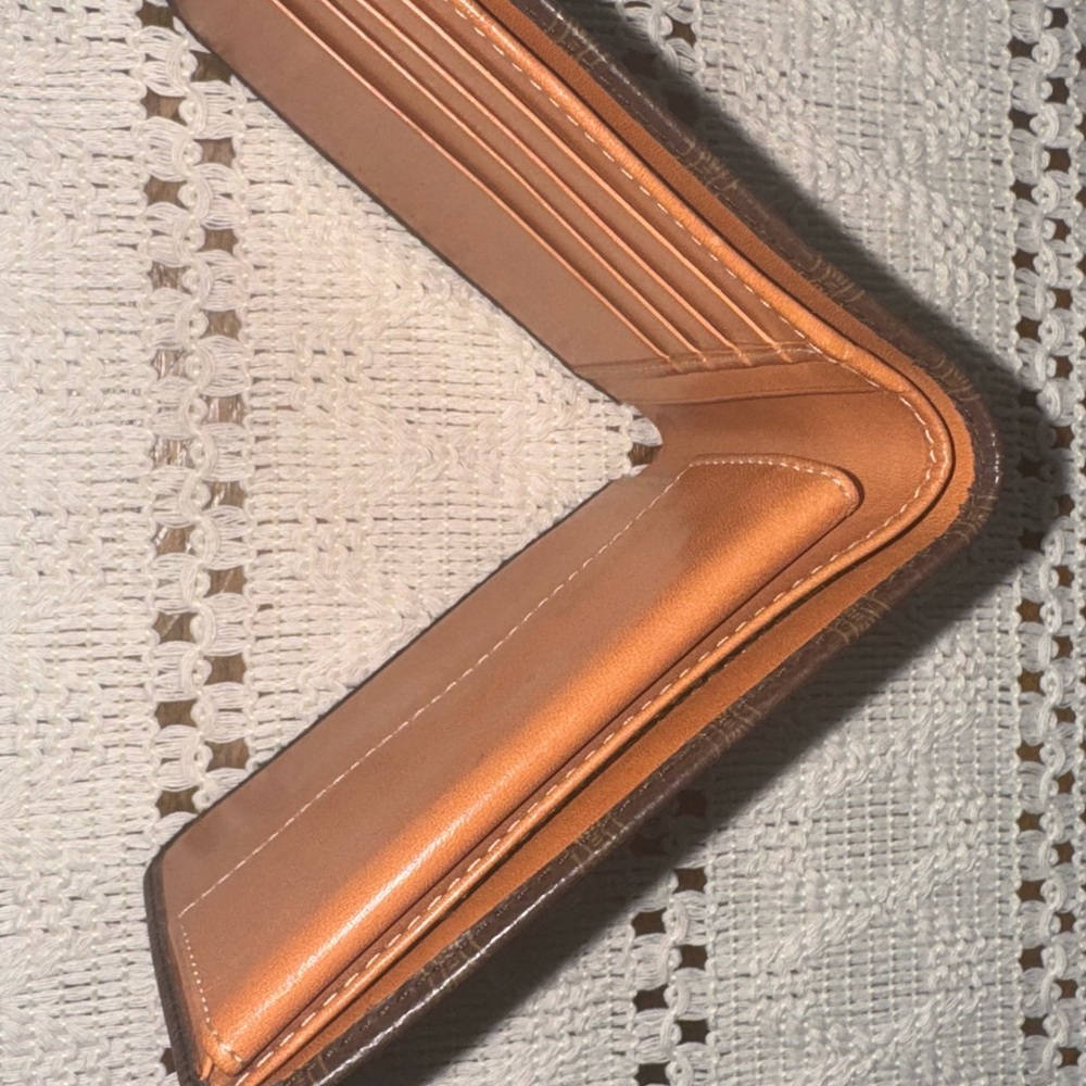 Celine Brown Leather Wallet - Picture 4 of 8